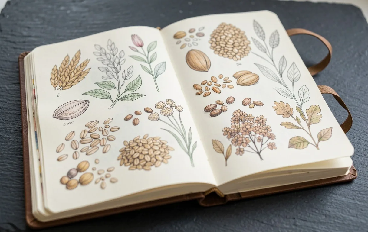 Decorative botanical motif
